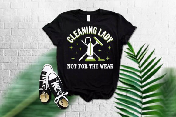 CLEANING LADY T-Shirt Design: A Versatile Creative Asset