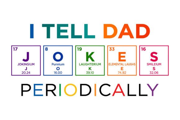 Funny Dad Chemistry Joke Design: A Clever Creative Asset