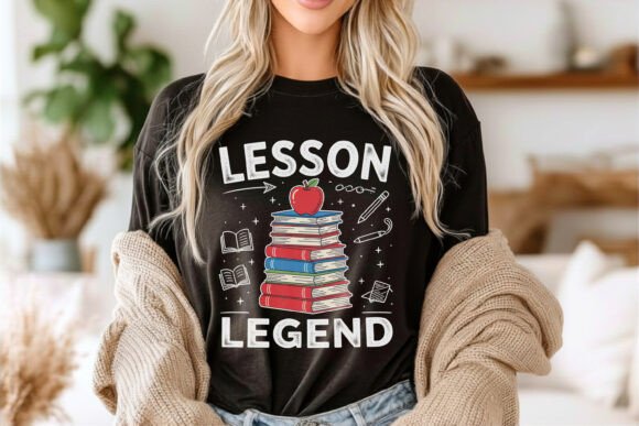 Lesson Legend Teacher Sublimation Design: A Creative Asset for Modern Projects