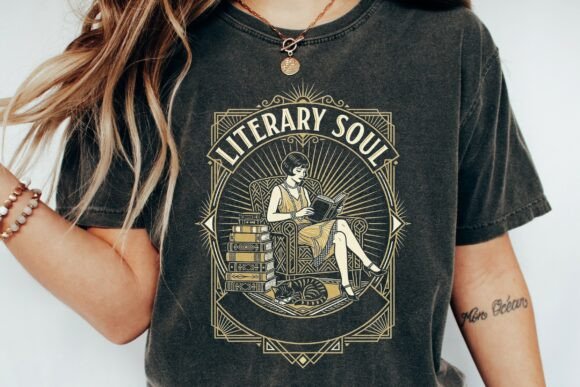 Literary Soul Art Deco Design: A Timeless Asset for Creators