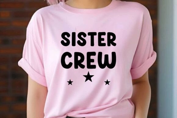 Sister Crew SVG: Retro Design for Modern Projects
