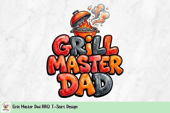 Sizzle Your Merch with the Grill Master Dad Design