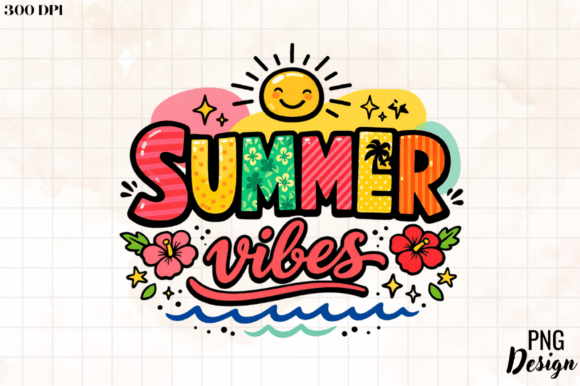 Summer Vibes Tropical Shirt PNG: Design & Application